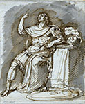 A SEATED NEOCLASSICAL HERO, REDUCED PRICE