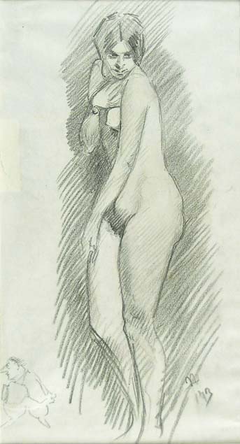 STANDING NUDE WOMAN