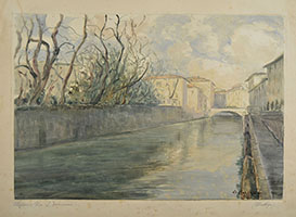 MILANO, VIA SAN DAMIANO (The Naviglio in Milan)