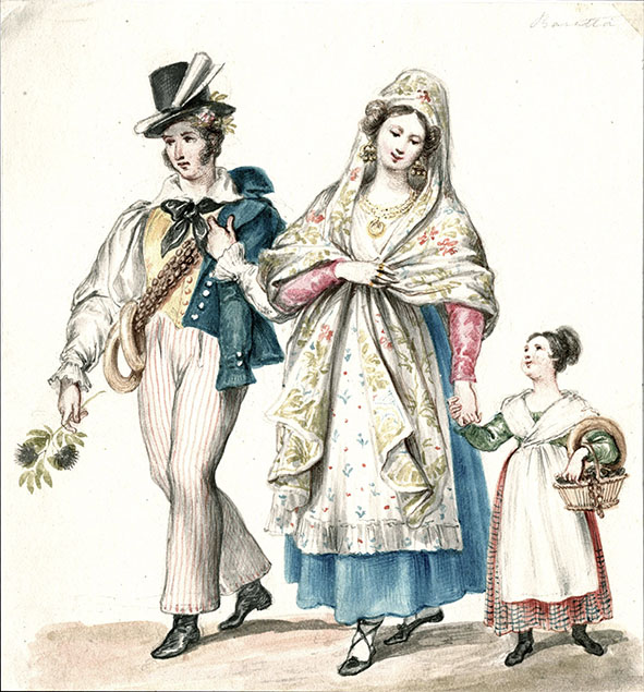 A YOUNG COUPLE WITH A GIRL