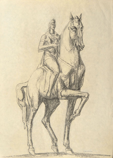 STUDY FOR AN EQUESTRIAN MONUMENT