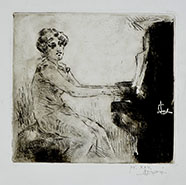 FANCIULLA AL PIANOFORTE