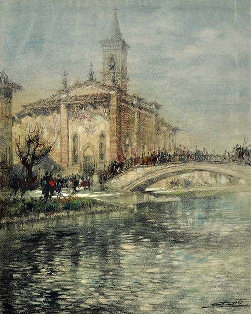 LA CHIESA DI SAN CRISTOFORO, SUL NAVIGLIO A MILANO