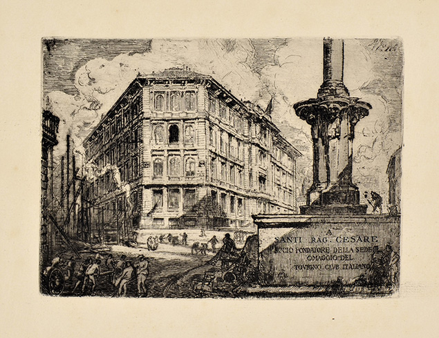  PALAZZO BERTARELLI IN MILAN (First Headquarters of the Touring Club Italiano)