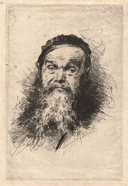 PORTRAIT OF A BEARDED MAN (1875?)