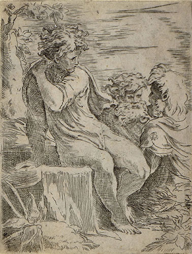 GIOVANE CON DUE VECCHI (YOUTH WITH TWO OLD MEN)