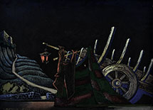 SET DESIGN FOR YERMA, TRAGIC POEM BY GARCIA LORCA