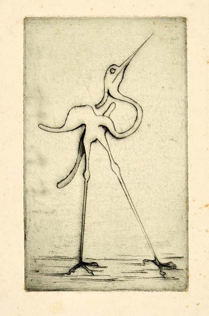 A WADING BIRD