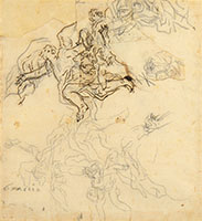 STUDY OF ANGELS IN FLIGHT